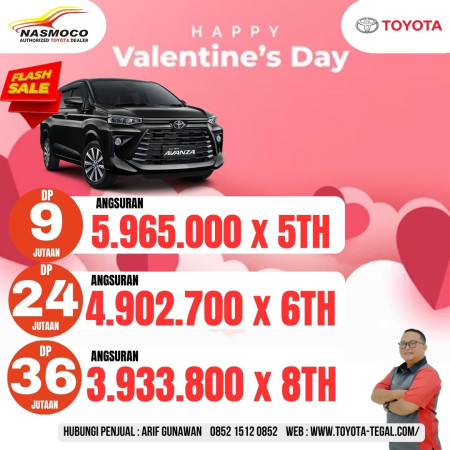 Flash Sale Toyota Avanza di Bulan Valentine